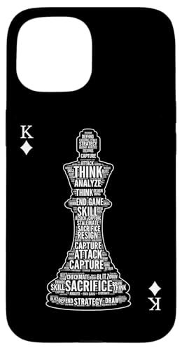 Chess King Strategy �^�C�|�O���t�BT�V���c �v�z�ƃA�p�����p �X�}�z�P�[�X iPhone 15 �p