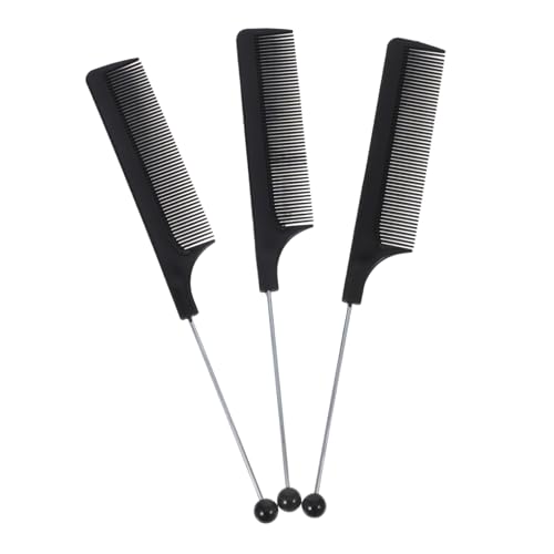 OATIPHO 3pezzi Pettine Topo Per Pettini Denti Per Separare e Cotonare Pettini Per Styling Dei Per Mèches Strumenti Essenziali Per e Domestico