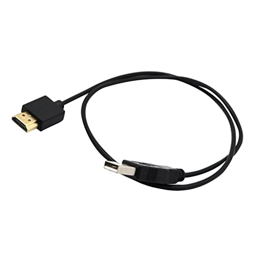 Image of USB to HDMI Cable Male Charger Cable Splitter Adapter for HDTV DVD