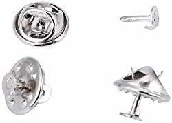 Eternal Faith 20 PiecesTie Tacks Blank Pins with Butterfly Clutch for Lapel Pin