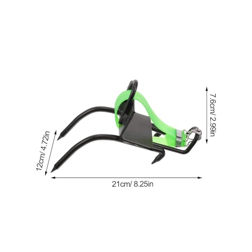 Image of GANAZONO Tree Climbing Shoes with Spikes Adjustable Ankle Buckle Climbing Tools Set for Outdoor Arborist Work Non-Slip Durable Tree Climbing Gear 8.26X3.14X2.95 Inches