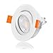 Produktbild Ledox Led Einbaustrahler Set dimmbar & schwenkbar inkl. Einbaurahmen Forma 230V 7W Gu10 2700k warmweiß - 510lm - 60° AW - ersetzt 50 Watt mit Ra>93 (5er Set)