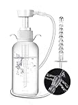Douche kit for Women -Anti Backflow Feminine Douche,Safe & Reusable Home Clean Kit White 330ML