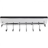 Deluxe Sliding Belt Rack - Chrome - 12 Inch