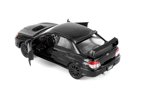 Subaru Impreza WRX STI Hardtop Escala 1:24 Negro miniatura 6