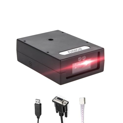 Escáner de Códigos de Barras Fijo Mini USB Embebido Módulo Lector Código 2D CMOS EV-X821T RS232/TTL/USB