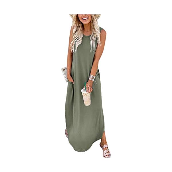 ANRABESS-Womens-Casual-Loose-Sundress-Long-Dress-Sleeveless-Split-Maxi-Dresses-Summer-Beach-Dress-with-Pockets ANRABESS Women Dresses Sleeveless Split Long Maxi Beach Dress for Beach with Pockets A19ganlanlv-M Olive