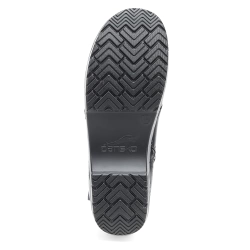 Dansko Sigourney Classic Stapled Clog in Lace-Up Boot Style for Women - Anti-Fatigue Rocker Bottom Promotes Forward Foot Motion3