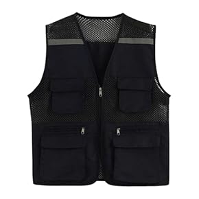 フィッシングベスト Lサイズ H&M - 【美中古Lサイズ】H&M フィッシングベスト ブラック H&M