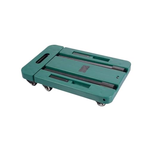 Carretilla plegable portátil con 6 ruedas verde miniatura 1