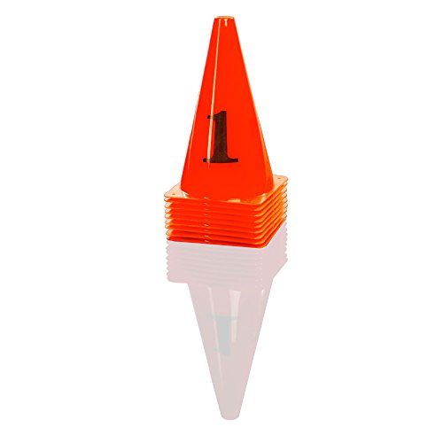 Gym Stick Appareil 61075 Cône Rouge 13,7 x 13,7 x 22,5 cm