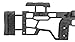 MDT Acc Elite Remington 700 SA RH Black Chassis, Precision Rifle Stock, Durable Construction (106557-BLK)