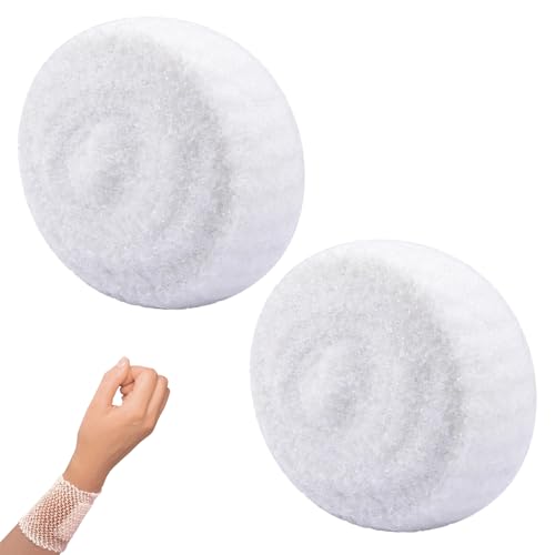 Schlauchverband Arm Schlauchverband Bein Atmungsaktives Netzmaterial für Sportverletzungen und postoperative Kompression Flexible Bandagierung für Gelenkunterstützung 3 8 cm x 2 m