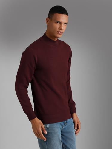 Image of HIGH Star Men's Cotton High Neck Sweater
