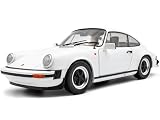 Solido 1:18 Porsche 911 (930) 3.0 SC White 1974 Diecast Model Car (S1802610)