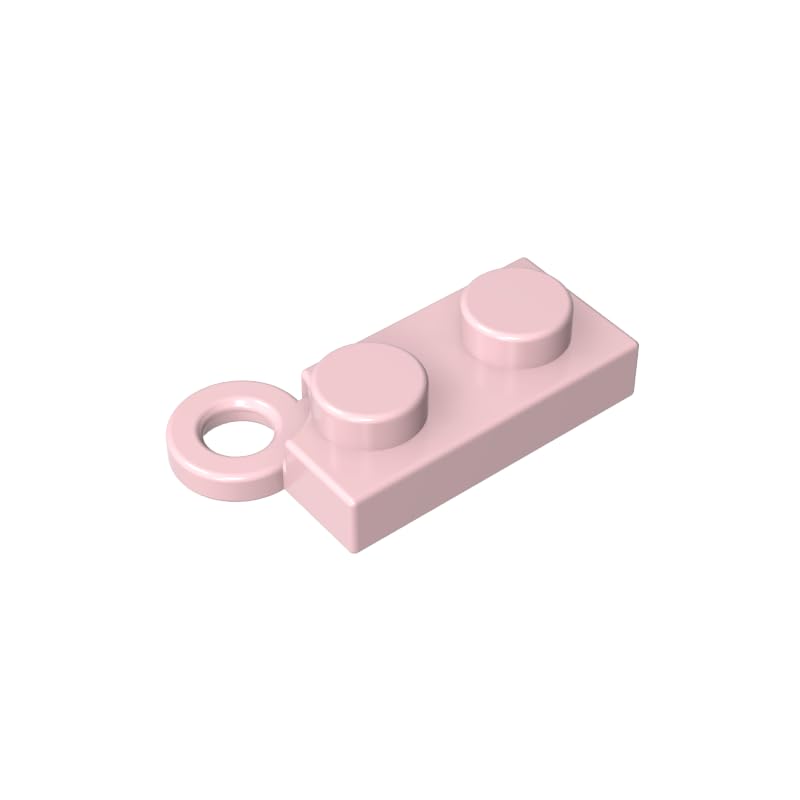 Gobricks 2429 Hinge Hinge Plate 1x4 Swivel Base 50 Pieces GDS-807 Compatible with Lego Building Blocks Color:light pink โ image 1