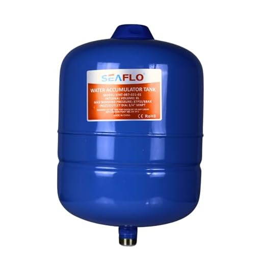 SEAFLO 2 Gallon Accumulator Tank for Water Systems