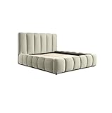 Siblo Cama - Moderno Cama Matrimonio 160x200cm - Cama de Matrimonio con Almacenamiento - Cama con Robusto Cabeceros Cama - Estructura Cama de Madera - Dallas Colección - Caramello