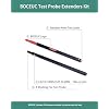 Multimeter Leads, Test Probe Extenders Kit, Extenders Fits Between Modular Test Probes& Leads(2 PCS, Black and Red) BC5540200