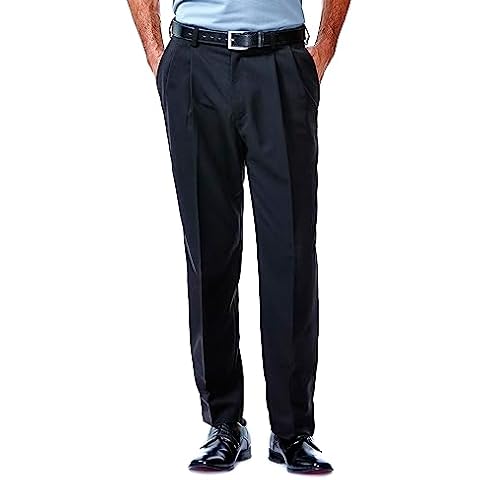 Haggar Men's COOL 18 Casual Trousers Cover