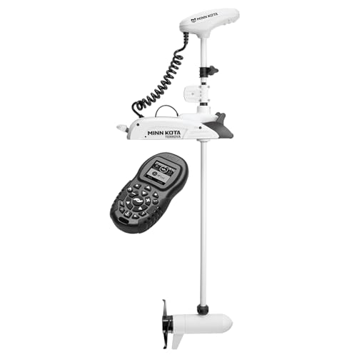 Minn Kota 1363735 Riptide Terrova Saltwater Electric-Steer Bow-Mount Trolling Motor with Digital Maximizer & i-Pilot GPS, 112 lbs Thrust, 72