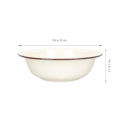 Lavabo de esmalte resistente a colisiones con diseño seguro 3