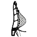 StringKing Men’s Mark 2A Attack Lacrosse Head Strung with Type 5X Mesh (Black/Black)