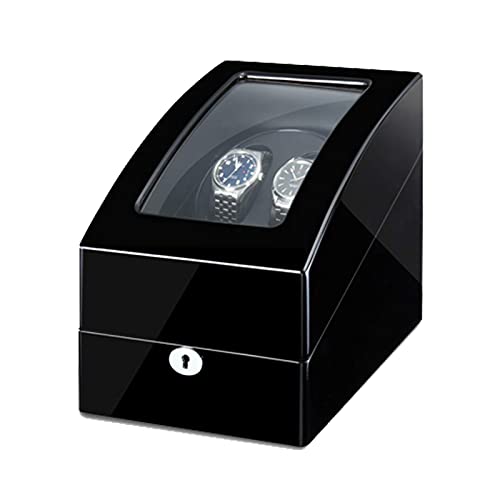Boîte d'affichage automatique watch winder à LED bleue et 5 programmes de rotation précis