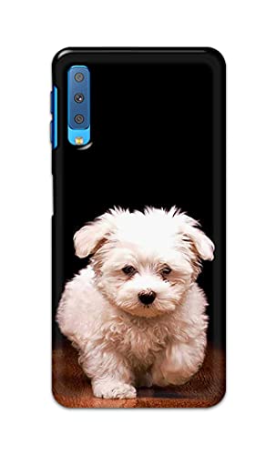 Image of PRINTFIDAA� Printed Hard Back Cover Case for Samsung Galaxy A7 2018 Back Cover (Puppy Dog) -2808