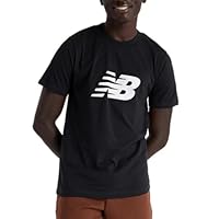 New Balance Men's Sport Jersey Logo T-Shirt, Black, Medium
