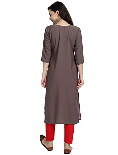 Image of Women's Crepe Straight Kurta