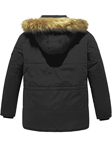 Image of Soularge Men's Big and Tall Winter Warm Heavy Hooded Parka Jacket