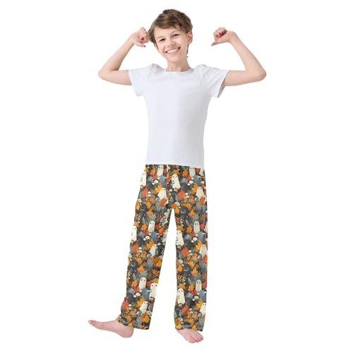 Pajama Pants Ghost Yellow Autumn PJ Bottoms Sleepwear Lounge Sleep Pant with Pockets2