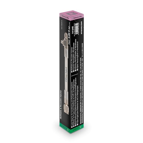 Image of Extreme Ultra A /C Leak Stop Direct Easy Inject Solution for HVAC&R Systems up to 6 Tons with 1 /4 SAE Charging Port, for all Refrigerants and Oils | Reusable, Refillable, US Patented - 0.2 fl oz (6 mL)