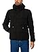Superdry Men's Everest Short Hooded Puffer Jacket, Black, L