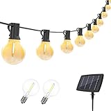 【4 Beleuchtungsmodi】Die Solarpanel-Modustasten haben vier Beleuchtungsmodi: Dauerlicht, langsames Blinken, schnelles Blinken, intermittierender Blitz. Da der eingebaute Speicherchip Ihre letzte Moduseinstellung speichert, müssen Sie sie nicht wiederholt einstellen. Entsprechend verschiedenen Lichtmoduseinstellungen, um Ihre verschiedenen Anforderungen zu erfüllen.
