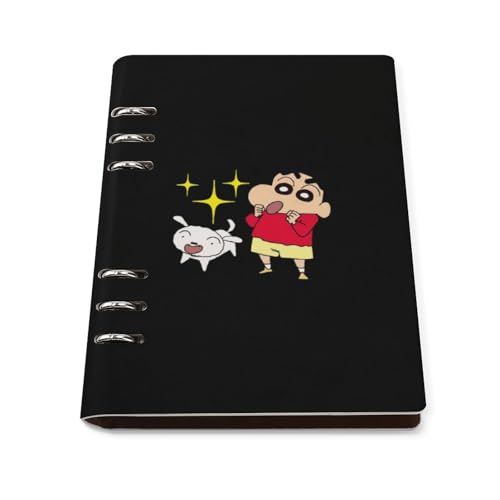 クレヨンしんちゃん ルーズリーフ さらさら書ける メモ帳 ダイアリー ノート キャンパスノート 用途別 日記 A5 日記帳