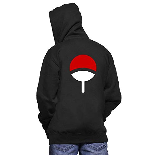 Moletom Criativa Urbana Naruto Clã Uchiha Casaco Blusa - Masculino