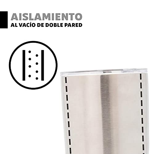 unycos - Taza térmica de Acero Inoxidable con Tapa Antigoteo de 425 ml. Aislamiento de Vacío de Doble Pared | 100% a… - Imagen 5