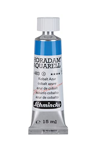 Schmincke - HORADAM AQUARELL - finest artists' watercolours, Cobalt Azure - 15 ml