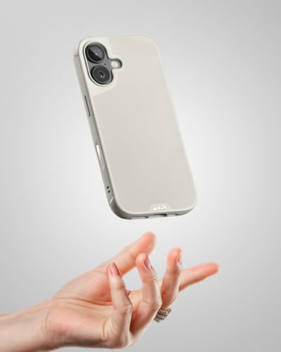 Image of Mous for iPhone 17 Case, Compatible with MagSafe - Limitless - Protective Magnetic Cover for iPhone 17 - Shockproof, Full Camera Protection, Anti-Scratch Back, Stone