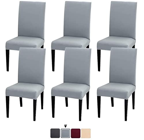Fundas para Sillas de Comedor, Protector de Asiento de Silla Lavable ExtraÍBle Y de Gran...