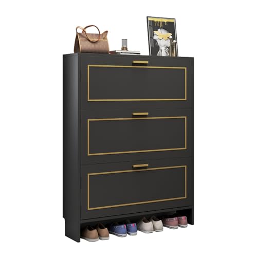 Meuble à chaussures en rotin style ferme : buffet fin et haut de couloir