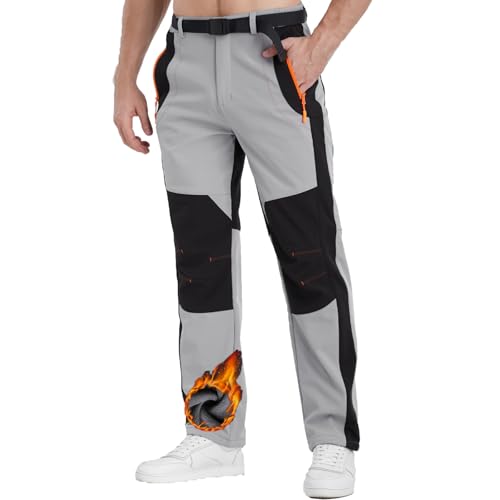 INYO Men's Snow Ski Hiking Pants, Outdoor Mountain Climbing Skiing Camping Pants