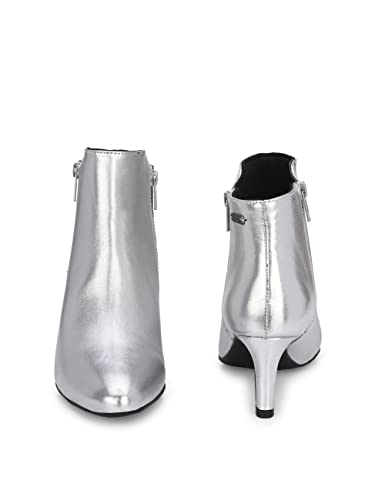 Image of Delize Womens Silver Ankle Boots 59683