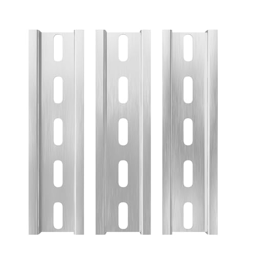 mxuteuk 6pcs aluminum din rails4 inches long35mm wide75mm high din rail with rohs for hardware components mounting