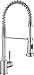 Blanco 440557 Meridian Semi-Pro-Satin Nickel Faucet, 2.2 GPM