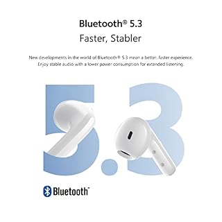 Xiaomi Redmi Buds 4 Lite Écouteurs Bluetooth 5.3, Écouteurs sans Fil avec Annulation du Bruit des Appels par l'IA, Contrôle Tactile Intelligent, jusqu'à 20 Heures d'autonomie de la Batterie, Blanc – Image 3
