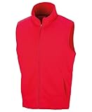 Result Core R116X Mens Microfleece Gilet - Red - L