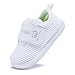 BMCiTYBM Baby Shoes Girls Boys First Walking Sneakers Infant 6 9 12 18 24 Months White Size 12-18 Months Toddler